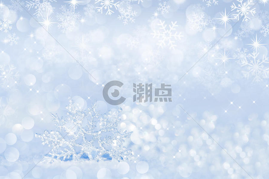 冬季雪花图片素材免费下载