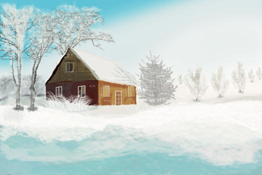 大雪美景图片素材免费下载
