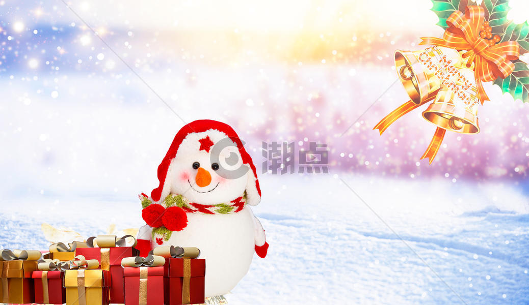 圣诞雪人图片素材免费下载