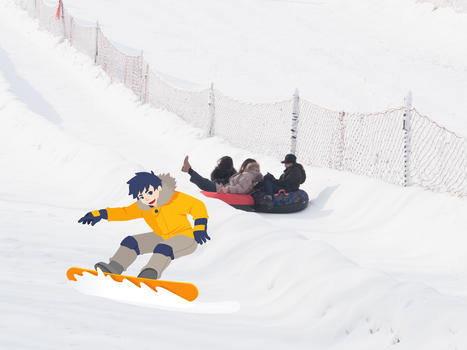 冬季滑雪的小哥哥图片素材免费下载