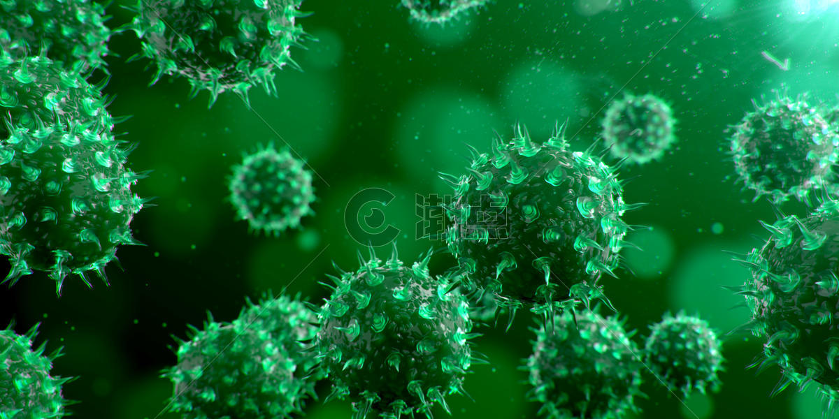 细菌病毒场景图片素材免费下载