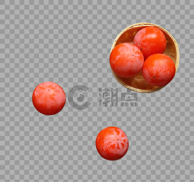 新鲜水果柿子图片素材免费下载