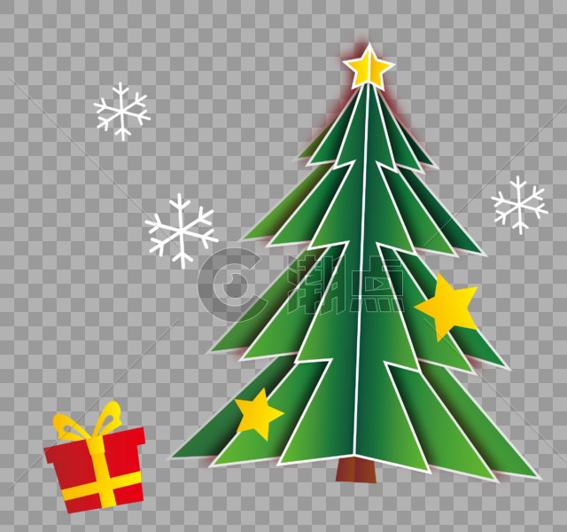 圣诞树图片素材免费下载