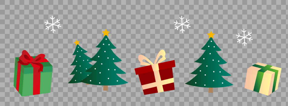 圣诞节礼物和圣诞树图片素材免费下载
