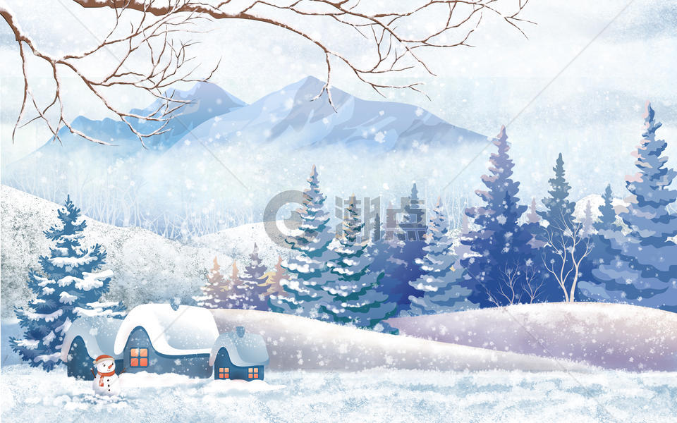 冬景图片素材免费下载