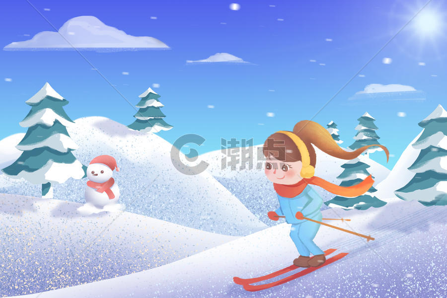滑雪图片素材免费下载