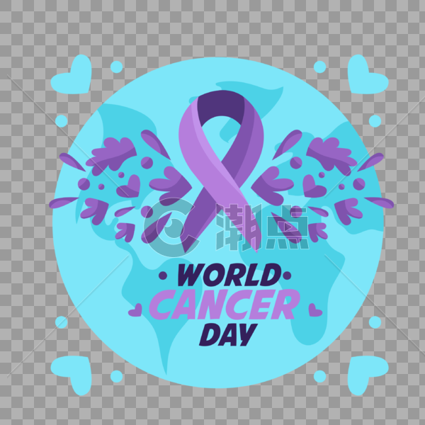 世界癌症日爱心守护图片素材免费下载