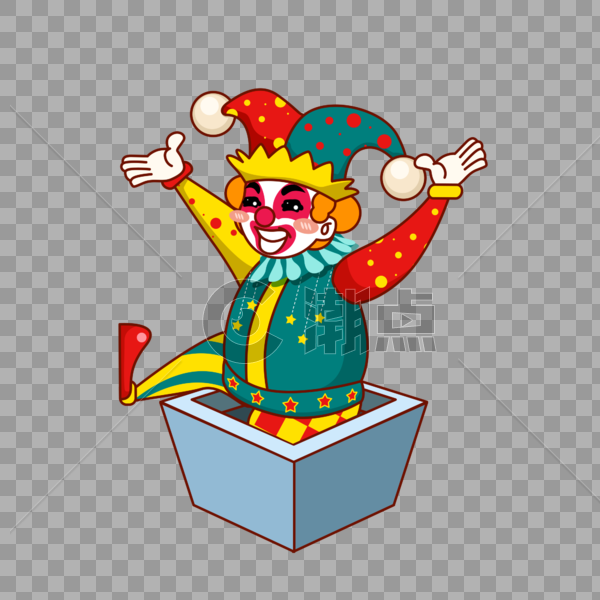 小丑魔术图片素材免费下载