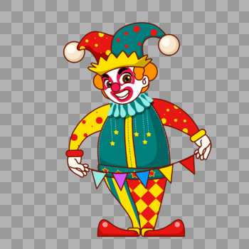 小丑表演图片素材免费下载