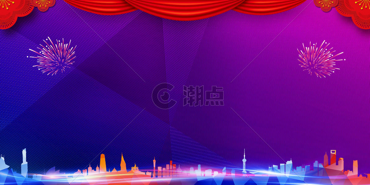 蓝紫色商务科技图片素材免费下载