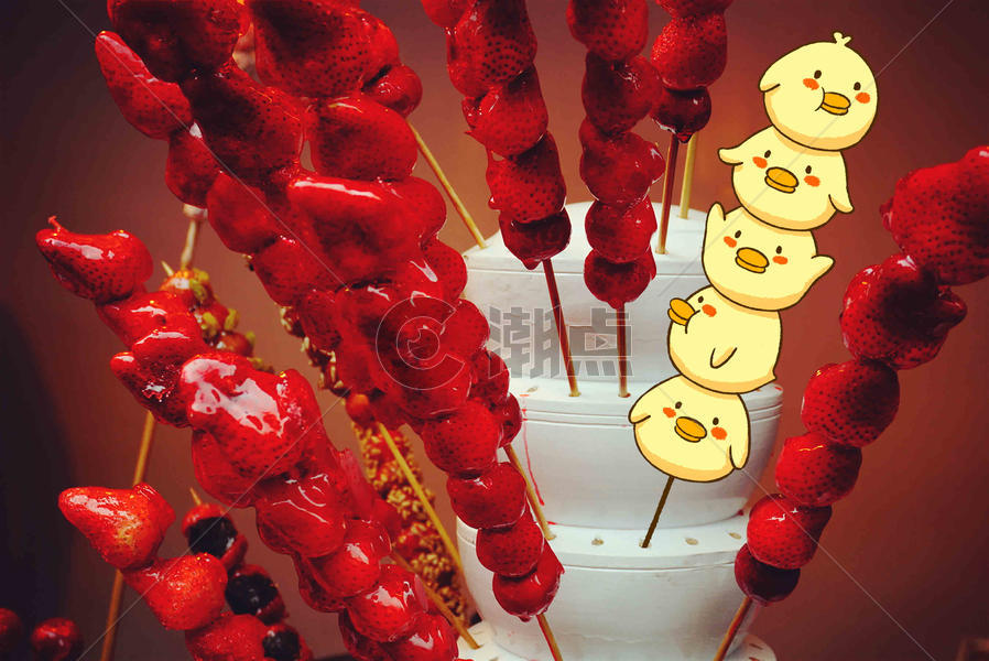 北京冰糖葫芦小鸡图片素材免费下载