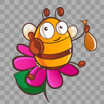 给你点赞的小蜜蜂图片素材免费下载