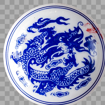 水墨中国风书法瓷器图片素材免费下载