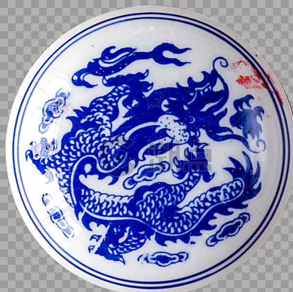 水墨中国风书法瓷器图片素材免费下载