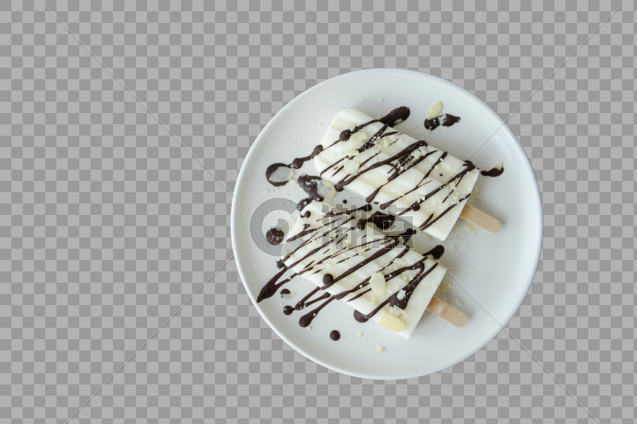 夏日巧克力酸奶棒冰图片素材免费下载