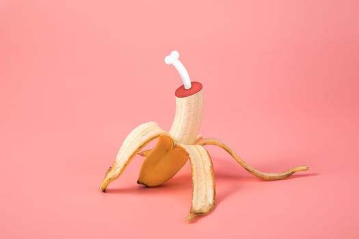创意香蕉果肉图片素材免费下载