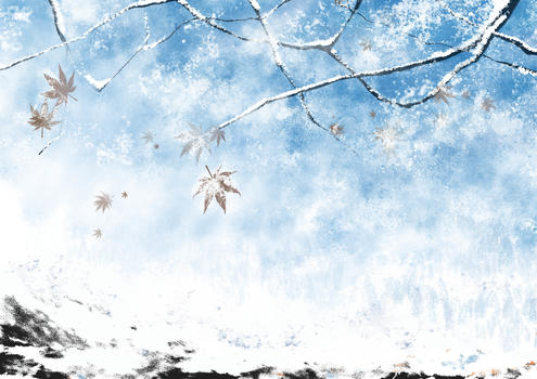 冬天背景图片素材免费下载