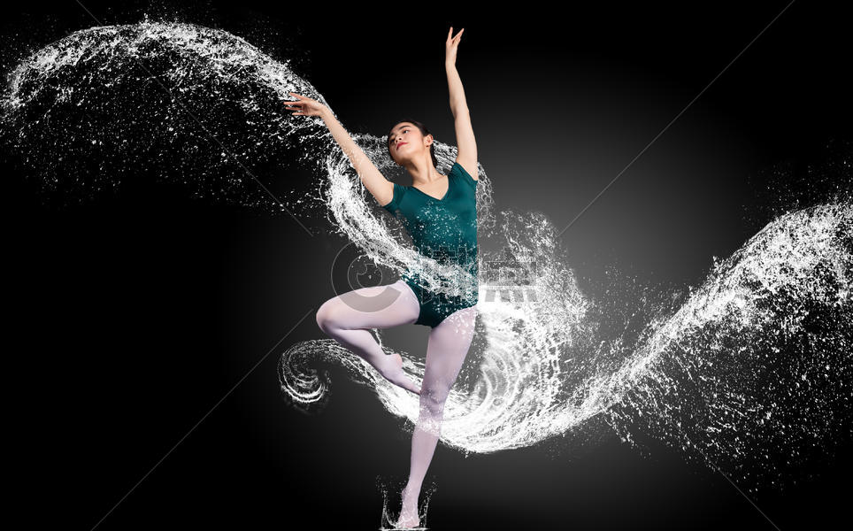 舞蹈演员特技表演图片素材免费下载