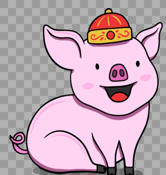 粉色小猪图片素材免费下载