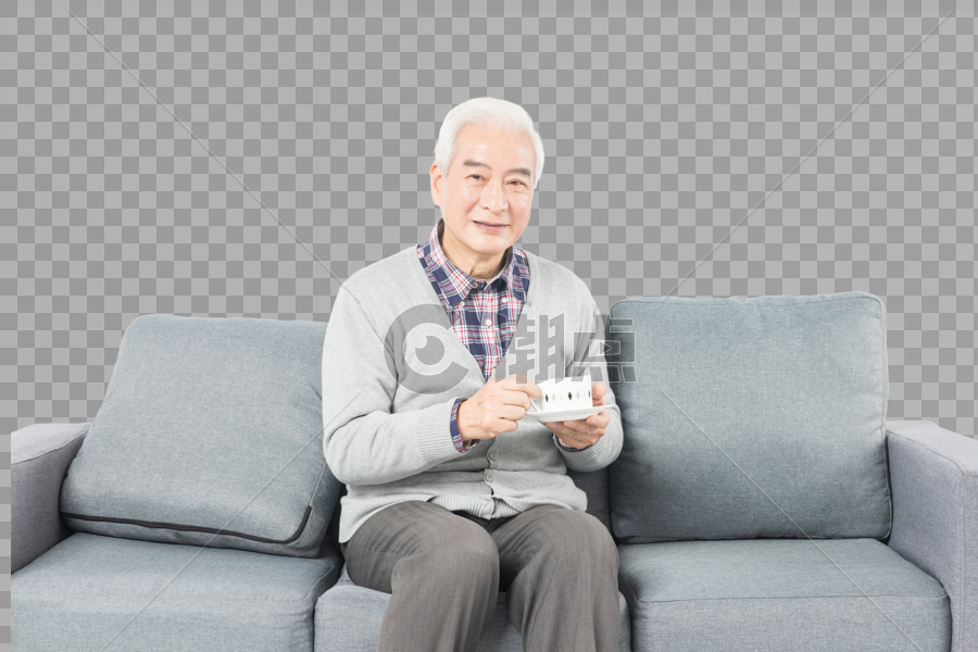老年生活喝茶图片素材免费下载