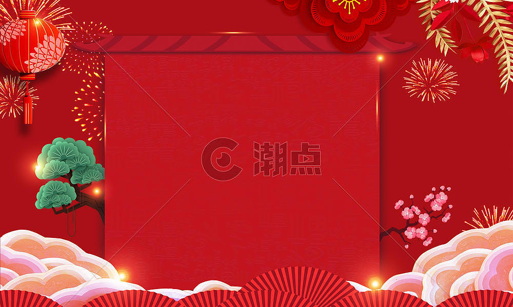 新年喜庆背景图片素材免费下载