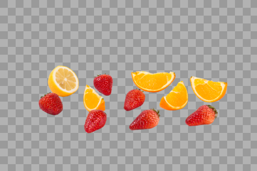橙子草莓图片素材免费下载