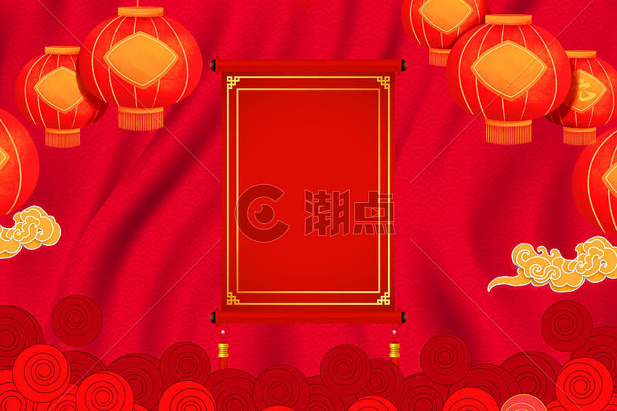 2019喜庆的红灯笼图片素材免费下载