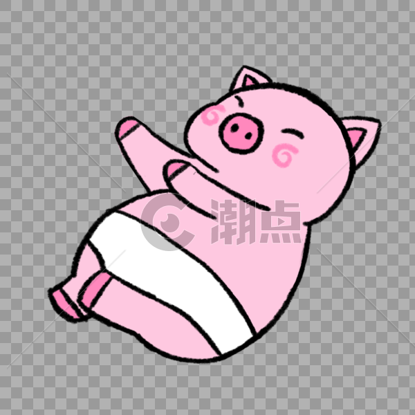 猪宝宝图片素材免费下载