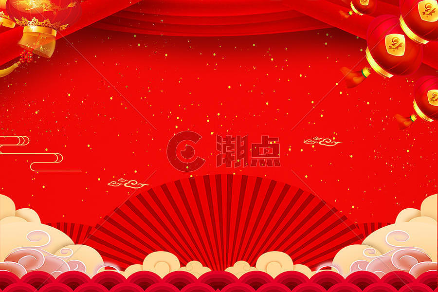 新年喜庆背景图片素材免费下载