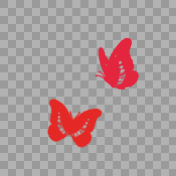 红蝴蝶图片素材免费下载