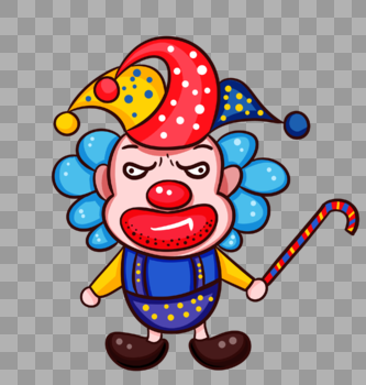 小丑表情图片素材免费下载