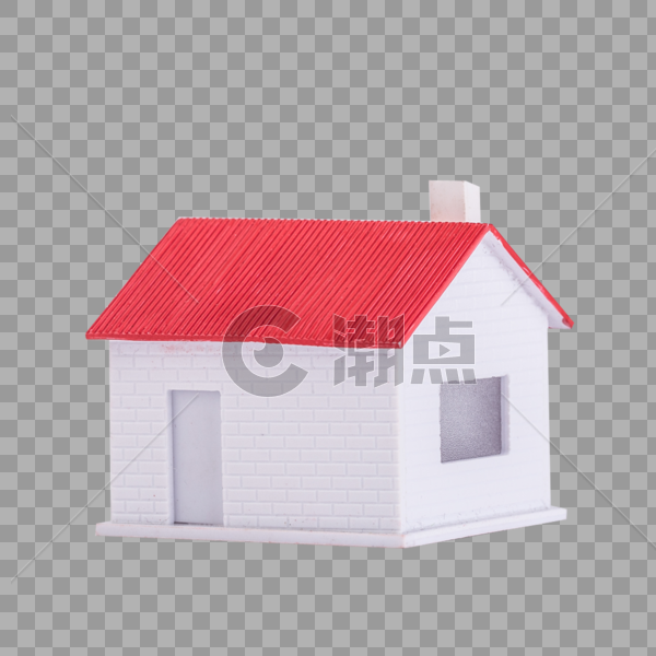 红色房顶小屋图片素材免费下载