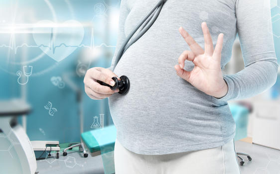 孕妇检查身体健康图片素材免费下载
