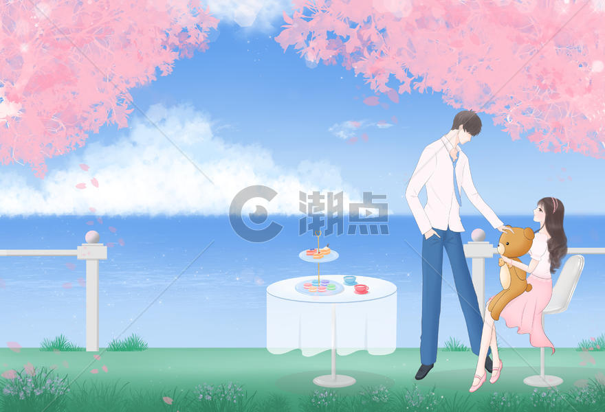 樱花浪漫的季节图片素材免费下载