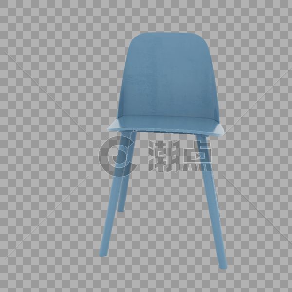 蓝色椅子图片素材免费下载