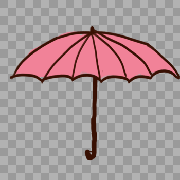 粉色雨伞图片素材免费下载