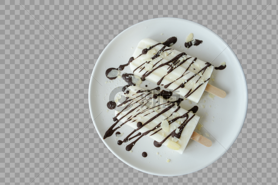 夏日巧克力酸奶棒冰图片素材免费下载