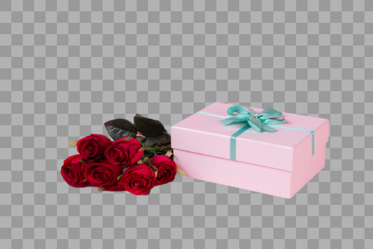 妇女节礼盒玫瑰图片素材免费下载
