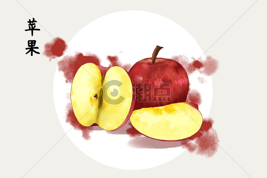 水果苹果插画图片素材免费下载