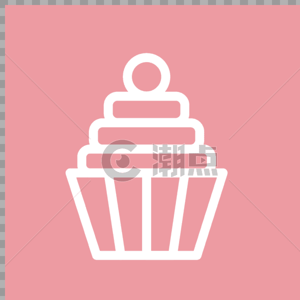 甜品食物简约icon图标图片素材免费下载