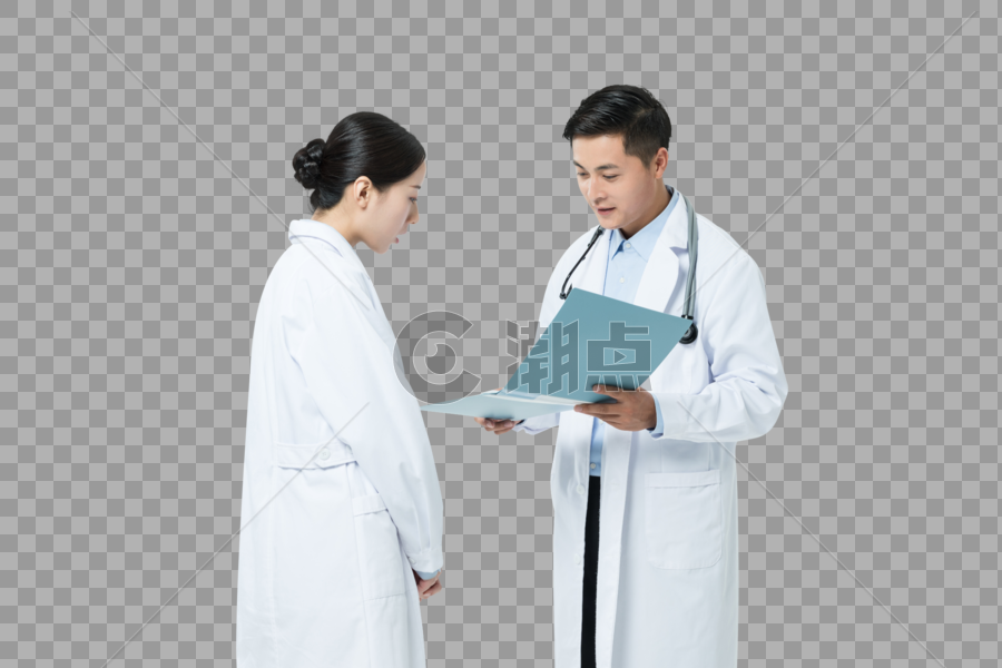 医生和护士讨论图片素材免费下载