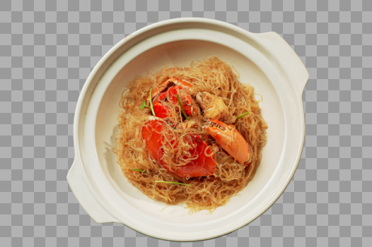 姜葱粉丝焗肉蟹图片素材免费下载