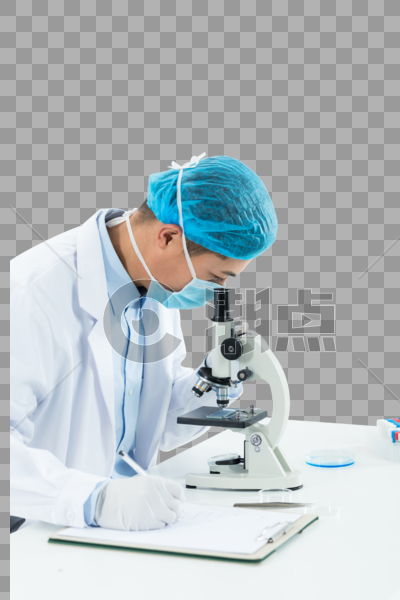 医疗研究使用显微镜图片素材免费下载