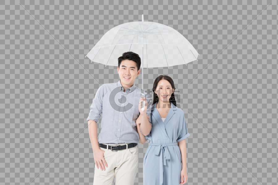 情侣夫妻甜蜜打伞撑伞图片素材免费下载