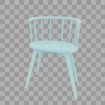 蓝色椅子图片素材免费下载