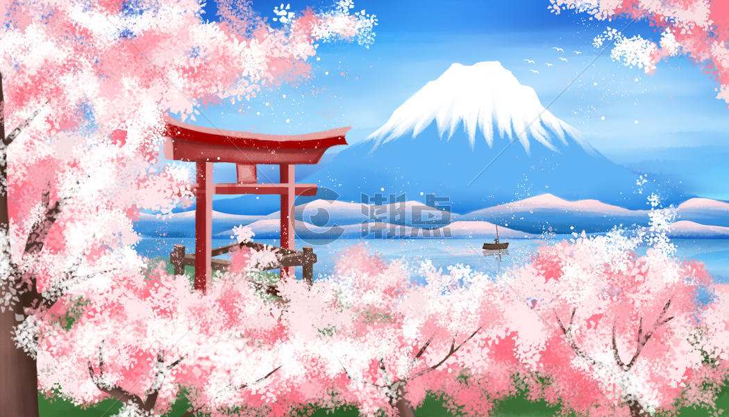 日本樱花节图片素材免费下载