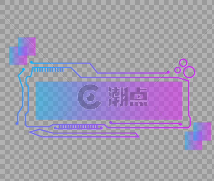 科技边框图片素材免费下载