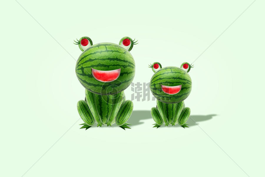西瓜青蛙图片素材免费下载