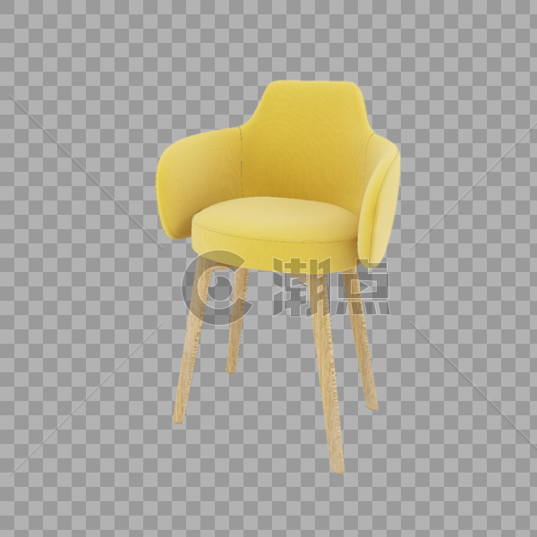 黄色椅子图片素材免费下载