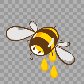 小蜜蜂元素图片素材免费下载
